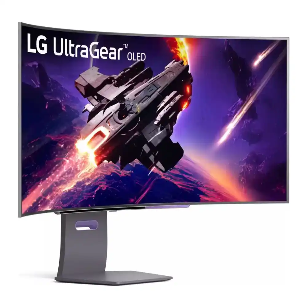 (image for) LG UltraGear 45" 45GS95QE-B UWQHD Curved FreeSync Premium Pro OLED Gaming Monitor